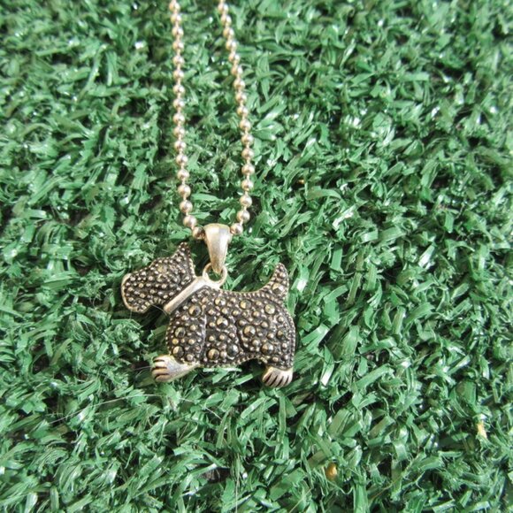 Agatha Paris Scotties Terrier Scottie Dog Necklace - Picture 1 of 6